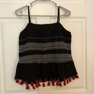 Boho tassels tank top